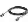 UBIQUITI UACC-CABLE-PATCH-OUTDOOR-C6A-3M-BK Cable de conexión Cat6a blindado ultrafino para exteriores (3 m, negro)