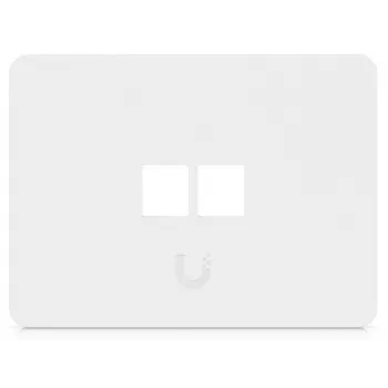 Ubiquiti UACC-WP-KEYSTONE-H-2P Placa de pared Keystone universal, 2 puertos, horizontal, pack de 4