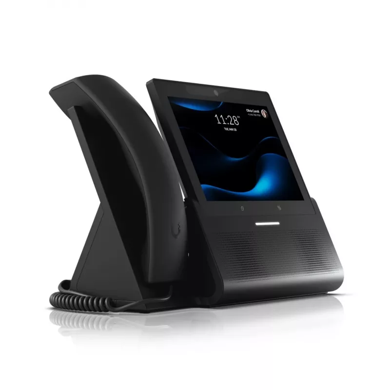 Ubiquiti UniFi Talk UTP-G3-Touch-Enterprise teléfono de sobremesa VoIP con pantalla táctil, negro, Wi-Fi