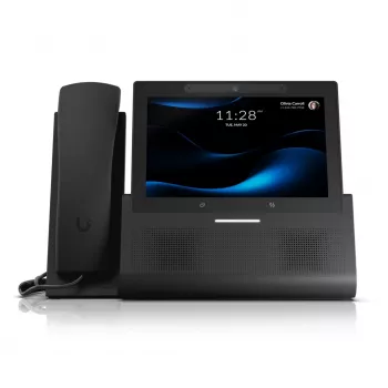 Ubiquiti UniFi Talk UTP-G3-Touch-Enterprise teléfono de sobremesa VoIP con pantalla táctil, negro, Wi-Fi