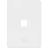 Ubiquiti Placa de pared universal para Keystone – acabado limpio y adaptable, 1 puerto (blanco)