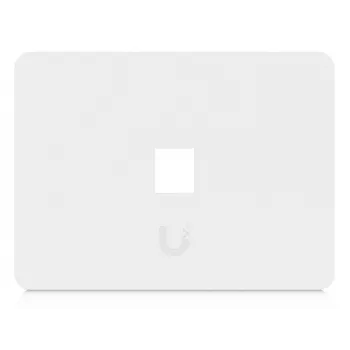 Placa de pared universal Ubiquiti Keystone – Single Gang, 1 puerto, blanco (UACC-WP-KEYSTONE-H-1P)