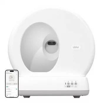 UBPet UCAT C10 Pro arenero inteligente autolimpiable para gatos con cámara
