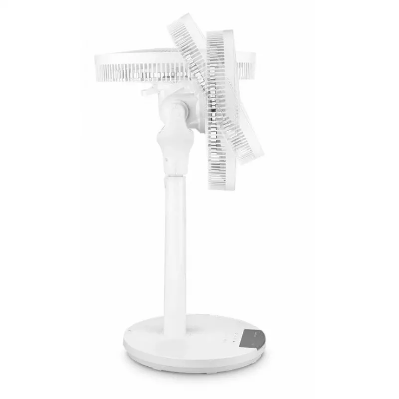UFESA SENDAI ventilador de pie - 40 cm, 14 aspas, mando a distancia, 24 W, 12 velocidades, temporizador 15 h, negro