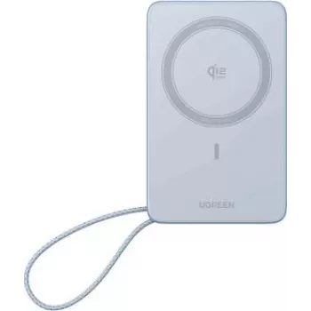 UGREEN Batería externa magnética de 10000 mAh 25W Qi2 gris, universal (65958)