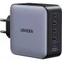 UGREEN Cargador rápido GaN Tech 5 en 1 de 100W, 4x USB-C y 1x USB-A, negro (35536)
