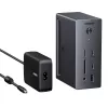 UGREEN estación de acoplamiento USB-C 14 en 1 con Dual DisplayPort, HDMI, 100W PD, Gigabit Ethernet, lector de tarjetas SD/TF y audio de 3,5 mm