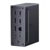 UGREEN estación de acoplamiento USB-C 14 en 1 con Dual DisplayPort, HDMI, 100W PD, Gigabit Ethernet, lector de tarjetas SD/TF y audio de 3,5 mm