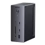 UGREEN estación de acoplamiento USB-C 14 en 1 con Dual DisplayPort, HDMI, 100W PD, Gigabit Ethernet, lector de tarjetas SD/TF y audio de 3,5 mm