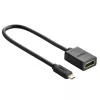 UGREEN 20134-20134 adaptador Micro-HDMI macho a HDMI hembra - Negro