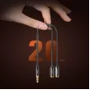 UGREEN cable divisor de auriculares de 3,5mm AUX divisor en Y 25cm negro (20816)