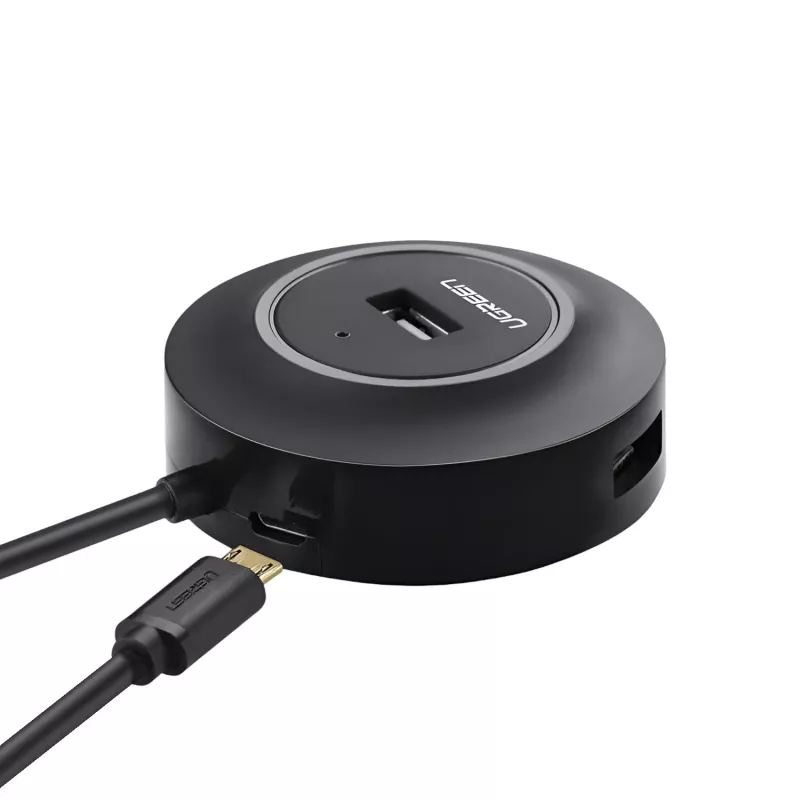UGREEN Hub USB 2.0 4 en 1 (20777) - Negro