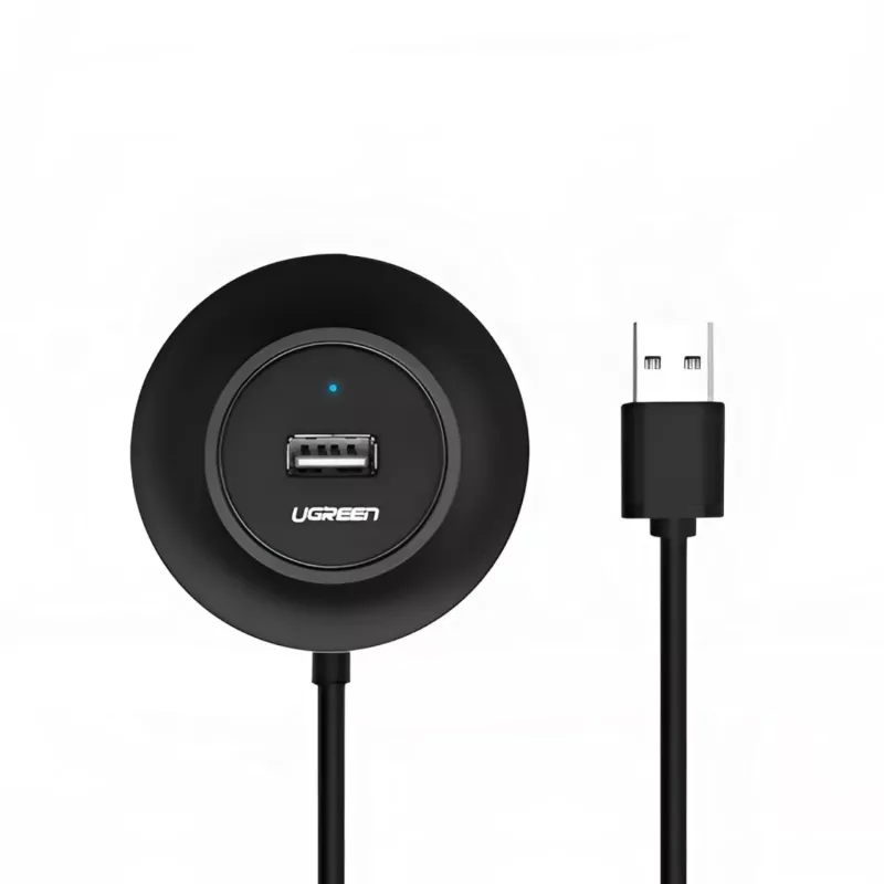 UGREEN Hub USB 2.0 4 en 1 (20777) - Negro