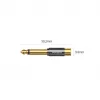 Adaptador UGREEN de jack 6,35 mm a conector hembra RCA dorado AV169 80731