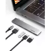 UGREEN 60559 hub USB-C 5 en 2 para MacBook Pro/Air, USB-C PD 100W, HDMI 4K, 3x USB 3.0