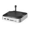 UGREEN CM841 estación de acoplamiento USB-C 11 en 1 para Mac Mini M4/M4 Pro, 3x USB-A 3.2, 2x USB-C 3.2, 2x USB-A 3.0, NVMe, SD/TF, gris