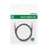 UGREEN cable de audio AUX 3,5 mm conector en ángulo 2 m azul (AV112)