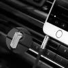 Cable auxiliar plano de 3,5 mm con conector en ángulo recto AV119 UGREEN, 2 m - negro/plata