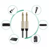 UGREEN AV128 10639 cable mono TS jack 6,35mm a jack 6,35mm 3m - gris