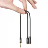UGREEN AV134 cable divisor de audio en Y de 3,5mm 20cm blanco