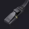 UGREEN cable de red Ethernet Cat 7 STP 10m negro plano RJ45 LAN 10 Gbps