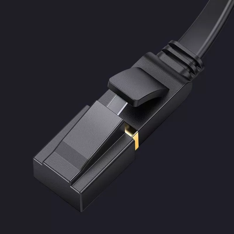UGREEN cable de red Ethernet Cat 7 STP 10m negro plano RJ45 LAN 10 Gbps