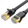 UGREEN cable de red Ethernet Cat 7 STP 10m negro plano RJ45 LAN 10 Gbps