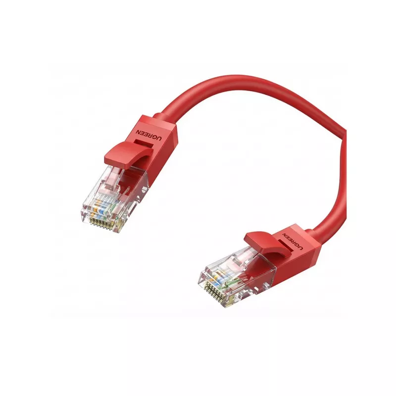 Cable Ethernet Cat6 UTP UGREEN 2M rojo – cable de red patch RJ45 de alta velocidad 10Gbps