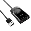 UGREEN CM129 Adaptador de Sonido Estéreo Externo USB-A a 3,5mm - Negro