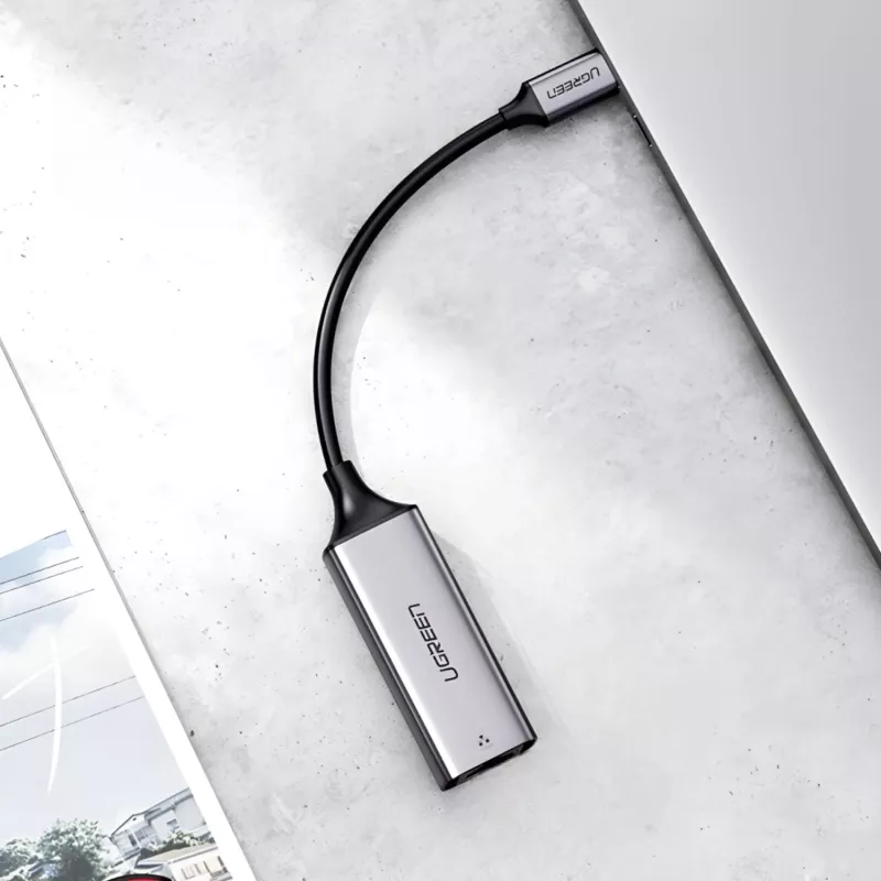 UGREEN CM199-50737 Adaptador Type-C a Gigabit Ethernet - Plata