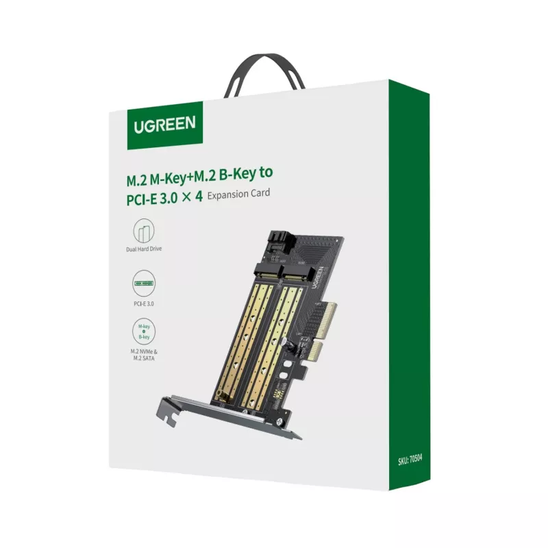 UGREEN CM302 Tarjeta adaptadora de M.2 NVMe a PCIe 3.0 x4