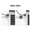 UGREEN CM383-80864 Adaptador de sonido externo USB-A a conector de audio de 3,5 mm - Plateado