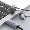 UGREEN CM383-80864 Adaptador de sonido externo USB-A a conector de audio de 3,5 mm - Plateado