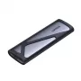 UGREEN CM400-90264 Carcasa para SSD M.2 NVMe/SATA 10Gbps USB-C 3.2 Gen 2 sin herramientas, aluminio, plata