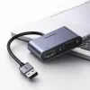 UGREEN CM449 Adaptador de pantalla USB-A a HDMI + VGA 1080P
