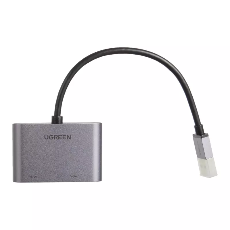 UGREEN CM449 Adaptador de pantalla USB-A a HDMI + VGA 1080P