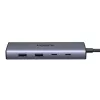Ugreen CM639 Hub USB-C 10 en 1 con 2x HDMI, 2x USB, RJ45, SD/TF, PD 100W