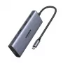 Ugreen CM639 Hub USB-C 10 en 1 con 2x HDMI, 2x USB, RJ45, SD/TF, PD 100W