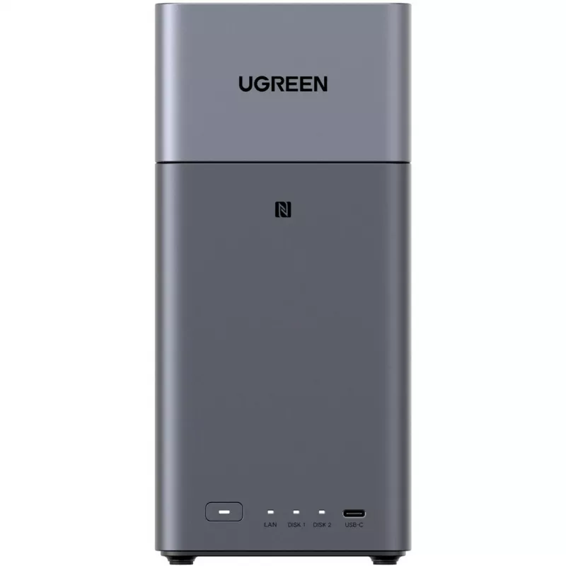 UGREEN DH2300 + 2x 6 TB Seagate IronWolf HDD pack (negro)