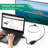 Convertidor UGREEN DisplayPort macho a VGA hembra, adaptador activo, Full HD 1080p, dorado, negro