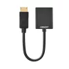 Convertidor UGREEN DisplayPort macho a VGA hembra, adaptador activo, Full HD 1080p, dorado, negro