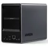 UGREEN DXP2800+ Pack 2x Seagate IronWolf HDD - NAS de 2 bahías con Intel Celeron N5105, 8GB DDR4, 2x 2,5GbE, incl. 2x 4TB HDD