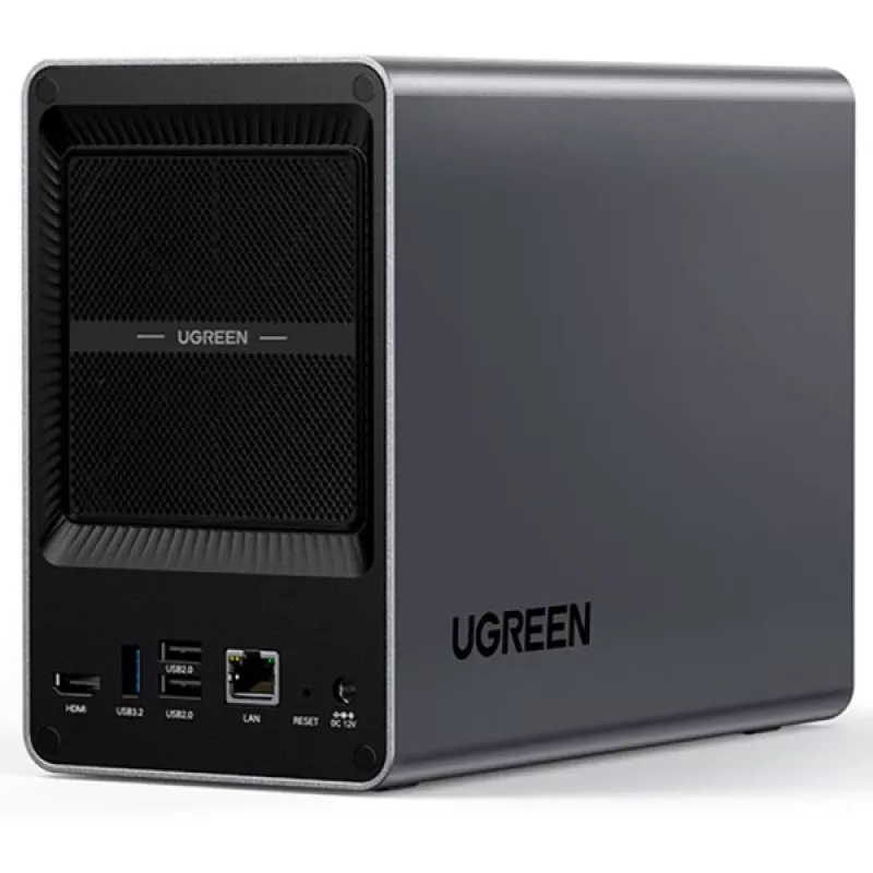 UGREEN DXP2800+ Pack 2x Seagate IronWolf HDD - NAS de 2 bahías con Intel Celeron N5105, 8GB DDR4, 2x 2,5GbE, incl. 2x 4TB HDD