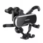 UGREEN Soporte de móvil Gravity Auto para salpicadero y parabrisas, soporte universal para smartphone con ventosa fuerte, giro 360°, brazo telescópico, desbloqueo con un botón, negro