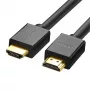 Cable HDMI UGREEN HD104 2.0 4K 60Hz HDR 18Gbps conector macho a macho 10m negro