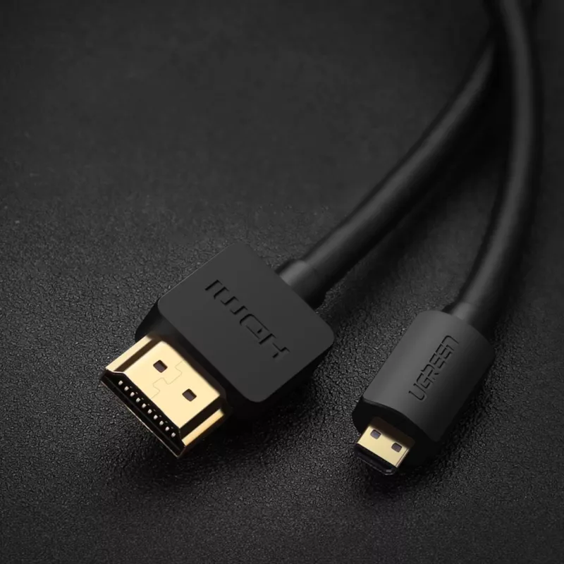 UGREEN HD127 Cable Micro-HDMI a HDMI 4K 3D 1,5 m negro