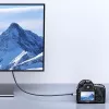 Cable UGREEN HD164 Micro HDMI a HDMI 2.1 8K 2m gris