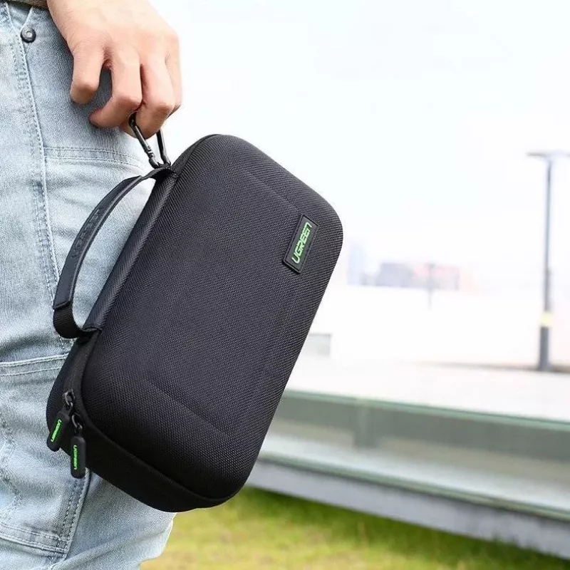 UGREEN LP145 Funda para Nintendo Switch, carcasa rígida EVA, Oxford Negro