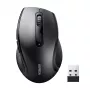 UGREEN M511 Ratón inalámbrico ergonómico de 2,4 GHz - Negro