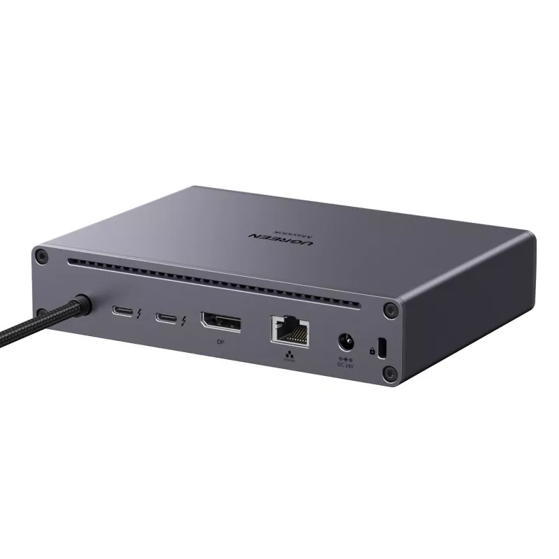 UGREEN Maxidok Estación de acoplamiento Thunderbolt 5 10 en 1 con triple pantalla 8K y Power Delivery 140W